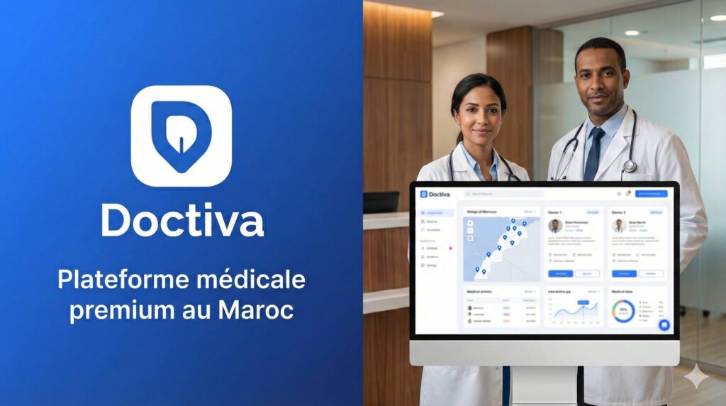 Doctiva – Plateforme médicale premium au Maroc avec annuaire de médecins vérifiés et outils digitaux pour cabinets